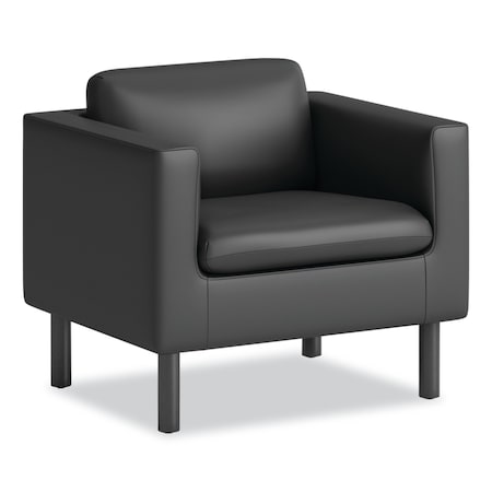 Hon Parkwyn Series Club Chair, 33 x 2675 x 29, Black Seat, Black Back, Black Base HONVP3LCHRBLK